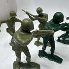 Lot 9 Vintage 1963 Louis Marx Wwii Plastic German Soldiers 6  Inch Army Figures