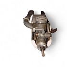 Vintage Tether Car Model Gas Engine Exhaust Silver Black White