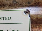 Vintage Augusta National Golf Club Porcelain Sign Rare Old Members Clean Balls
