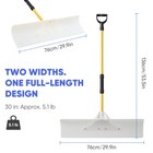 30  36 Inch Snow Pusher  Heavy Duty Snow Removal Tool