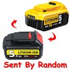 2pack For Dewalt Dcb205-2 5ah 20v Max Xr Compact Lithium-ion Power Tool Battery
