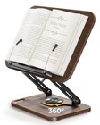 Adjustable Book Stand With 360   Rotation  Height Adjustable Holder For Cookbooks
