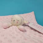 Pink Lamb Baby Blanket Plush Girls Security Lovey Soft Infant Stuffed New