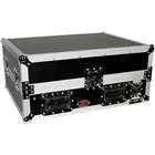Prox 2u Rack X 13u Top Mixer Dj Combo Flight Case With Laptop Shelf
