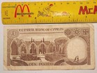 1982 Cyprus   1 Pound Note  Pick 50  circulated 