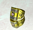 Extremely Ancient Bronze Antique Roman Ring Engraved Amazing Very Stunning