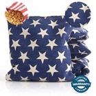 8 Set Cornhole Bags Real Corn Filled Corn Hole Bean Bags American Flag Corn Hole