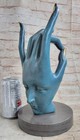 Salvador Dali Human Face Hand Made Bronze Sculpture Special Patina Statue Figure