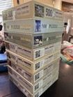 Bits And Pieces 500 Piece Puzzle Lot 8 Christmas Holiday Toy Shops   More