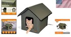 Durable Heated Cat House For Outside  Weatherproof Kitty Shelter  2 Exits  Warm