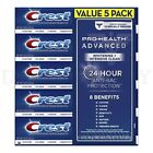 Crest Pro-health Advanced White Toothpaste 5 8oz Value 5 Pack