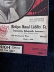 Vintage 1935 Detroit Tigers Program Scorecard Mickey Cochrane Mail Pouch