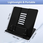 Book Stand  Book Holder  Book Stand For Reading - For Desk   Music   6 Adjustabl
