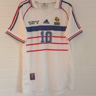 Zinedine Zidane Signed Fifa World Cup 1998 Soccer Jersey W coa Zidane Auto