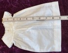 Vintage 9    Fancy White Cotton Dress For French Or German Antique Doll Lot 12128