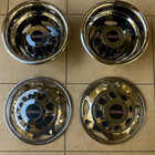 Wheel Simulator Set For 2011 current Sierra 3500hd 17  Stainless Steel Dually