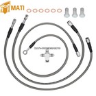  3  Front Brake Hose Lines Kit For Suzuki Quadsport Z400 Ltz400 Ltz400z 2003-08