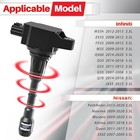 6pcs 22448-ja11c Ignition Coil   Iridium Spark Plug For Infiniti Nissan 3 5l V6