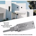 2-in-1 Stainless Steel Key Decoder Ss001 Pro Lock Decoder Repair Tools