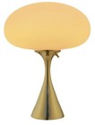 Mid Century Design Table Lamp By Designline In Chrome - Retro Mushroom Lamps