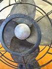 2b - Vintage Westinghouse 2 Speed Oscillating 10  Fan  Untested-bad Cords