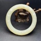 Inside Diameter 56 Mm Chinese Natural Hetian Jade Bracelet B