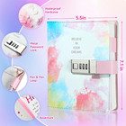 Diary With Lock For Girls Ages 8 9 10 11 12 Year Old  Kid Secret Notebook Locked