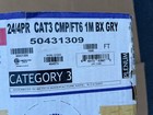 Honeywell Genesis 1000 Ft Category 3 Cat3 Cmpft6 24 4pr Gray Network Phone Cable