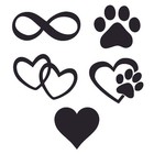 Custom Engraved 1 25x3 Gold Pet Memorial Urn Plaque   Sign Plate Tag Dog Cat