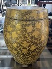 Vintage antique Japanese Maple Leaf Gold Lacquer Tea Caddy
