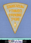 Muscogee County Sheriff  old Vintage  Georgia Shoulder Patch Cheesecloth 3l
