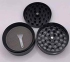 2 5  63mm Tobacco Herb Grinder Spice Large Alloy Smoke Crusher 4 Pieces Metal