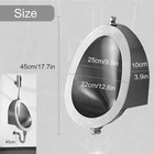 Wall Mounted Stainless Steel Urinal For Men Intelligent Urinals Commercial