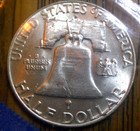 1961 D Franklin Unc Half Dollar 90  Silver Coin Free Insured Ship