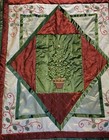 Christmas Tree Holiday Quilt Throw Decor 50x60  Sequins Gc Beautiful Read 