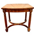 Vintage Mcm End Table- Walnut Book-matched -  Pristine Condition  Fine Furniture