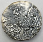 10 Oz Silver  999 Vikings Vs Dragon 