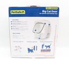 Nib Petsafe Big Cat Door 4-way Lock Interior Exterior Pet Door Up To 25 Lbs