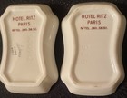          Vintage Pair Hotel Ritz Paris Porcelain Trinket Dishes Pillivuyt 1940sboxed