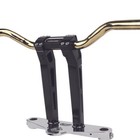 Black Handlebar Riser For Harley Touring Road King Street Glide Flhrxs Fltr Flht