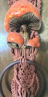Mushroom Towel Holder 1970s Mid Century Vintage Macrame Psychedelic Ceramic 43 
