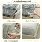4pcs Lock Sheet Holders Keep Sheets Tight Heavy Duty Straps Fit All Mattresses