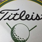 Vintage Golf Sign - Golfing Dealer Porcelain Gas Pump Sign