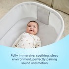 Graco Smartsense Soothing Baby Bassinet - Smart Cry Detection Motion White Noise