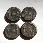 Ancient Roman Rare Rare Coin Brutus Eid Mar Denarius Bronze Silver Mix Authentic