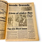 Vintage 1983 New York Daily News - U s  Invasion Of Grenada - Military History