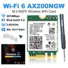 Wifi 6 Ax200ngw M 2 Wireless Card Bluetooth 5 2 802 11ax Laptop Network Adapter