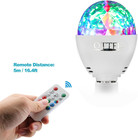 3w E26 Disco Ball Lamp Rgb Rotating Led Sound Activated Strobe Light For Part   
