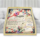 Envelope Letter From Mom Blanket Personalized Gift Custom Throw Love