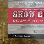 2013 Show Boat Poster Window Card Washington National Opera Kennedy Center